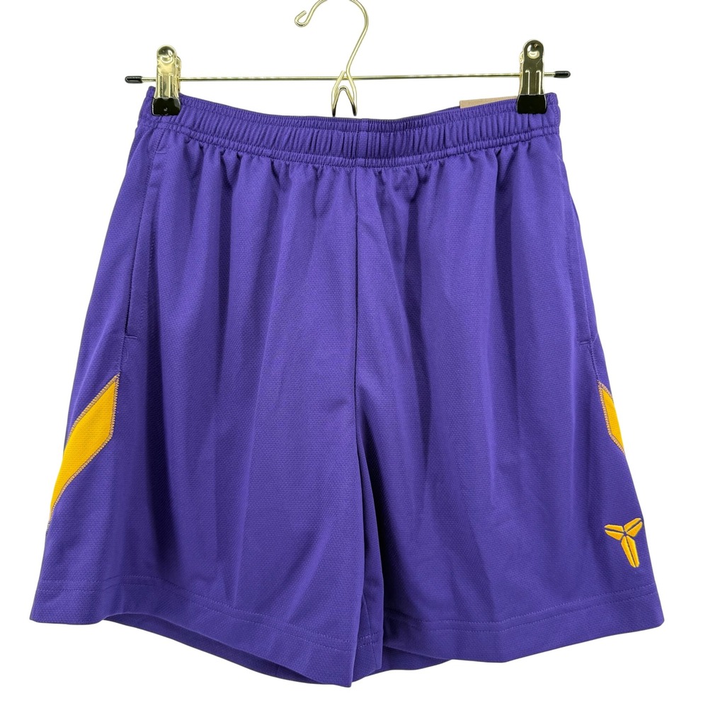 NWT Nike Kobe Bryant Dri-FIT Basketball Shorts Kids Large Purple Gold HJ1005-547